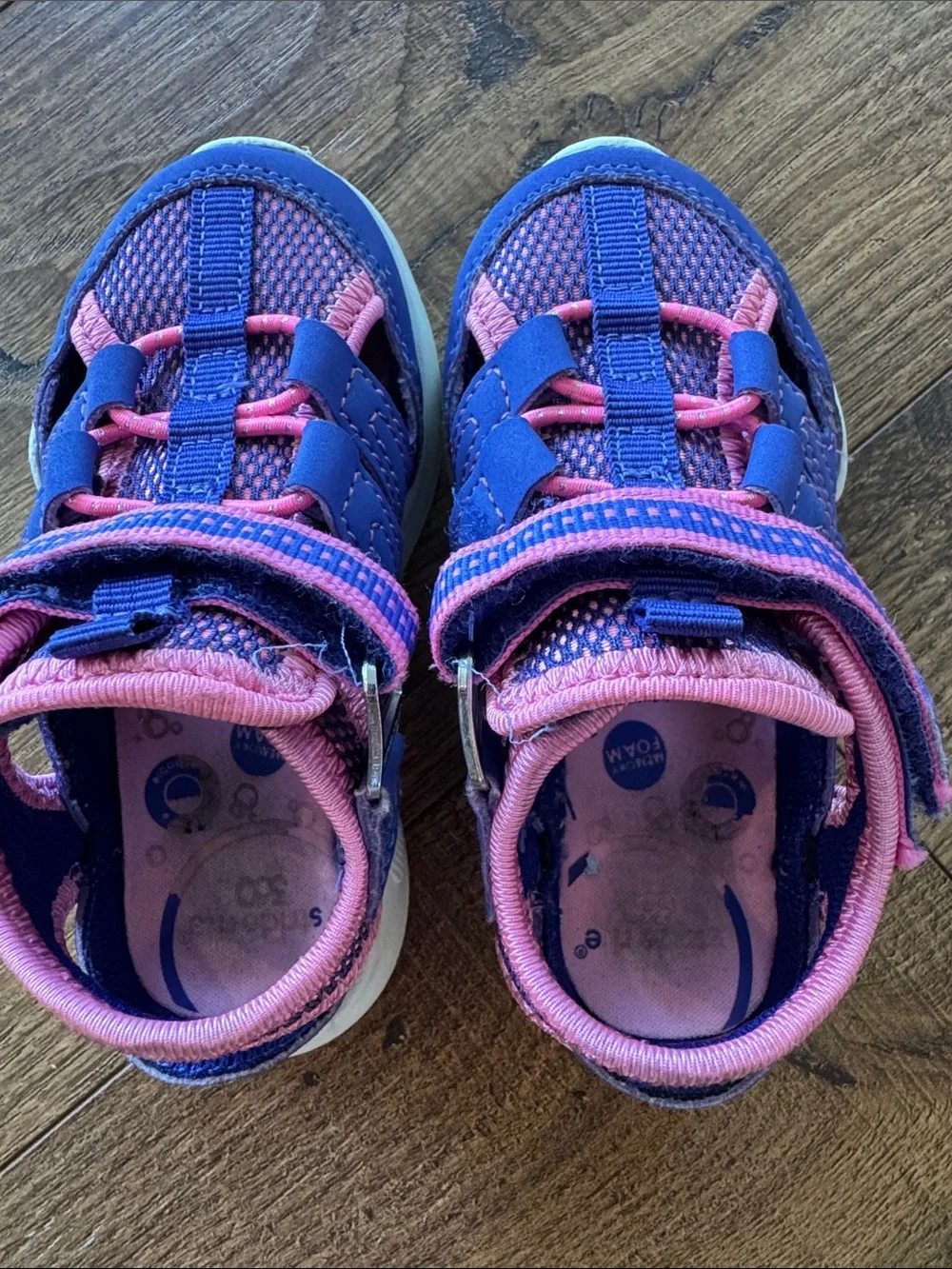 Stride Rite Flynn toddler girl sandals, size 7, purple/pink